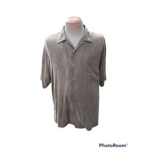 Tommy Bahama Men’s 100% Silk Shirt Short Sleeve Size L Vacation Margaritaville